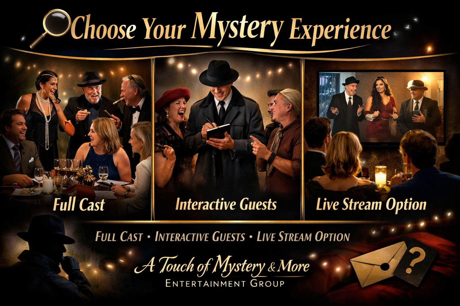 Murder Mystery Entertainment for Every Event Size