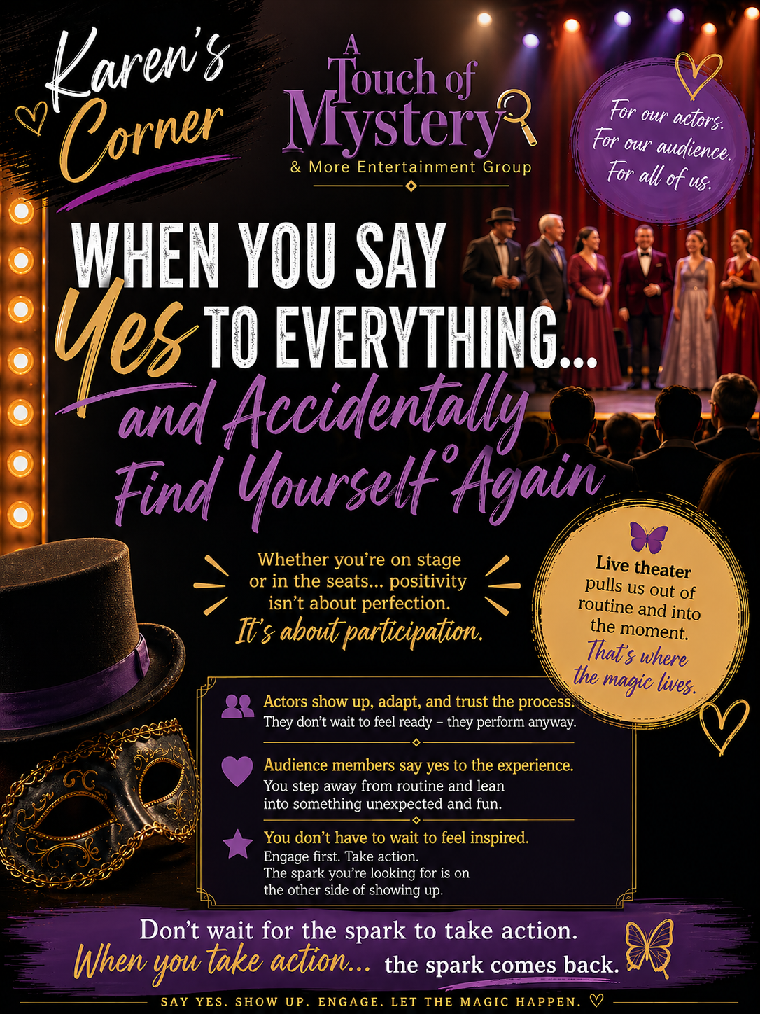 Staying Lit When Life Gets Loud (On Stage and Off)