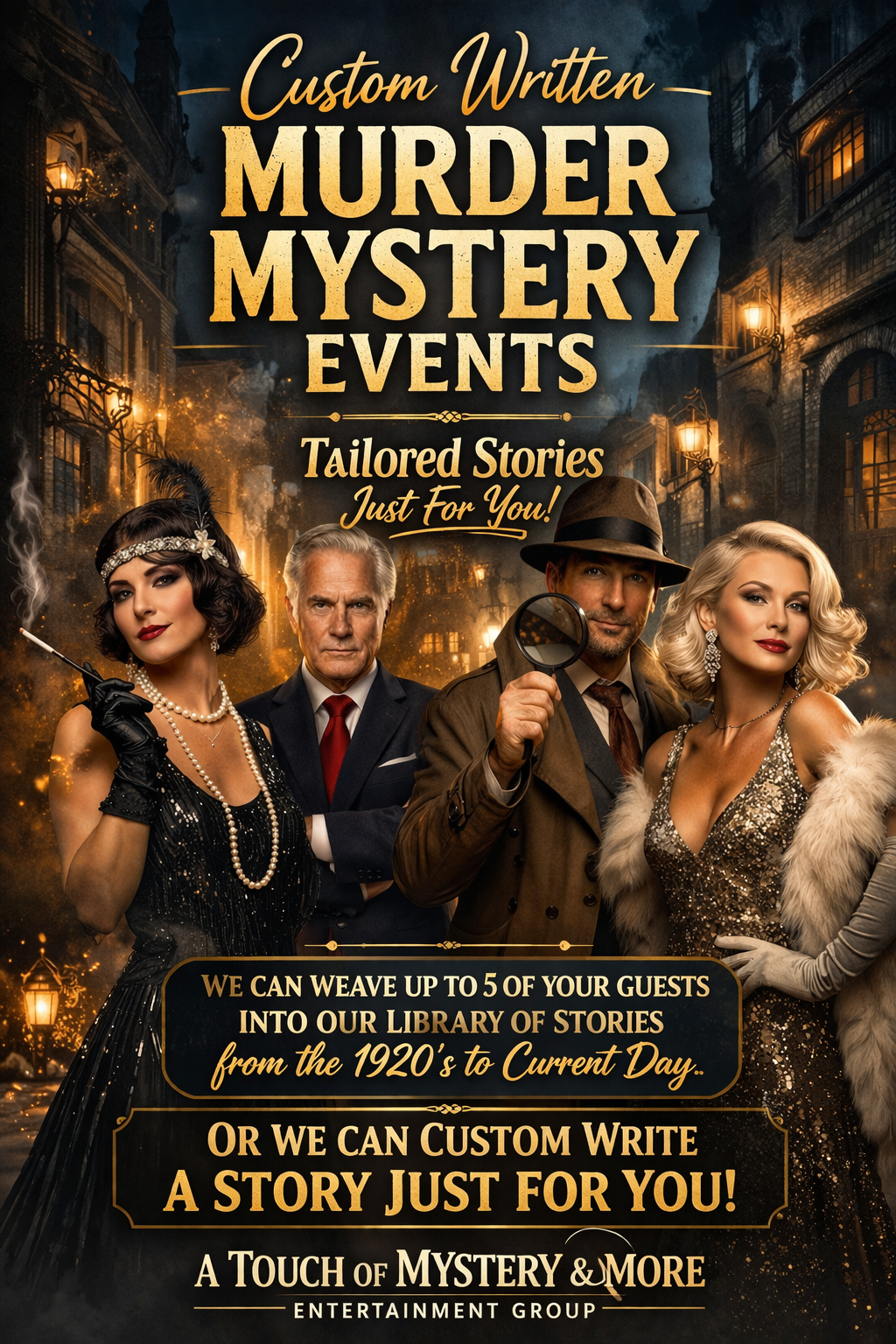 Custom Murder Mystery Events That Put You in the Story