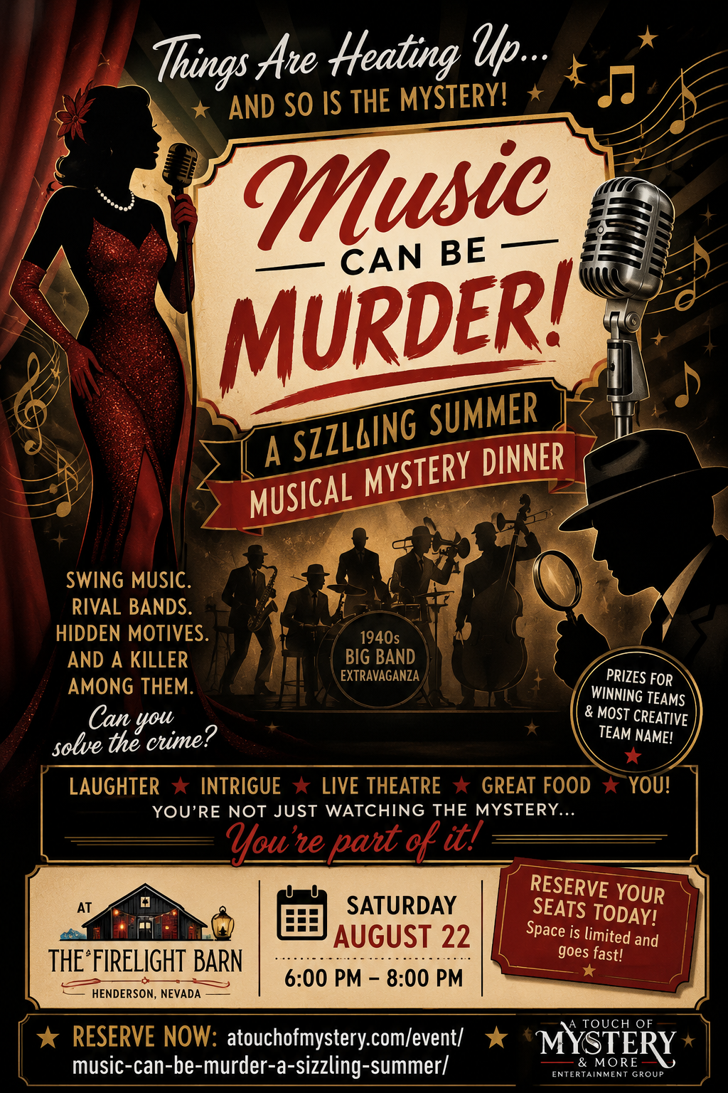 Music Can Be MURDER! A Murder Mystery Adventure at Sea